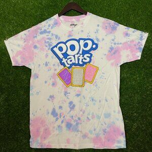 Kelloggs Pop Tarts Graphic Tie-dye T-shirt size Large